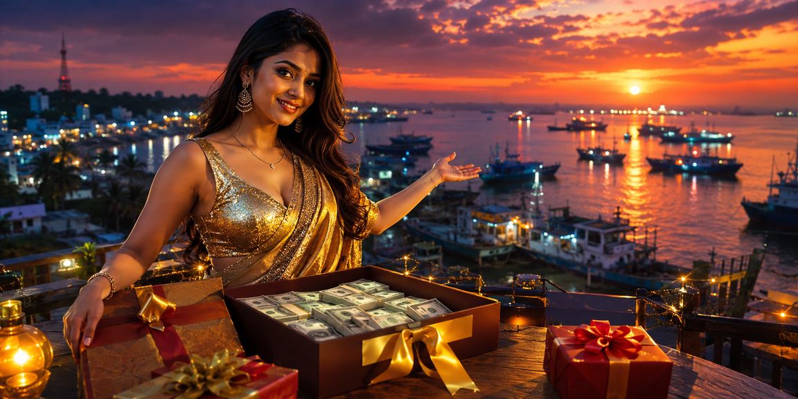 চট্টগ্রামের সমুদ্র সৈকতে মোবাইলে বেটিং করছেন একজন ব্যবহারকারী